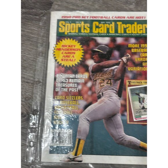 Vintage Sport Card Trader Rickey Henderson Sept 1990 Vol 1 Issue 5 - Picture 5 of 6